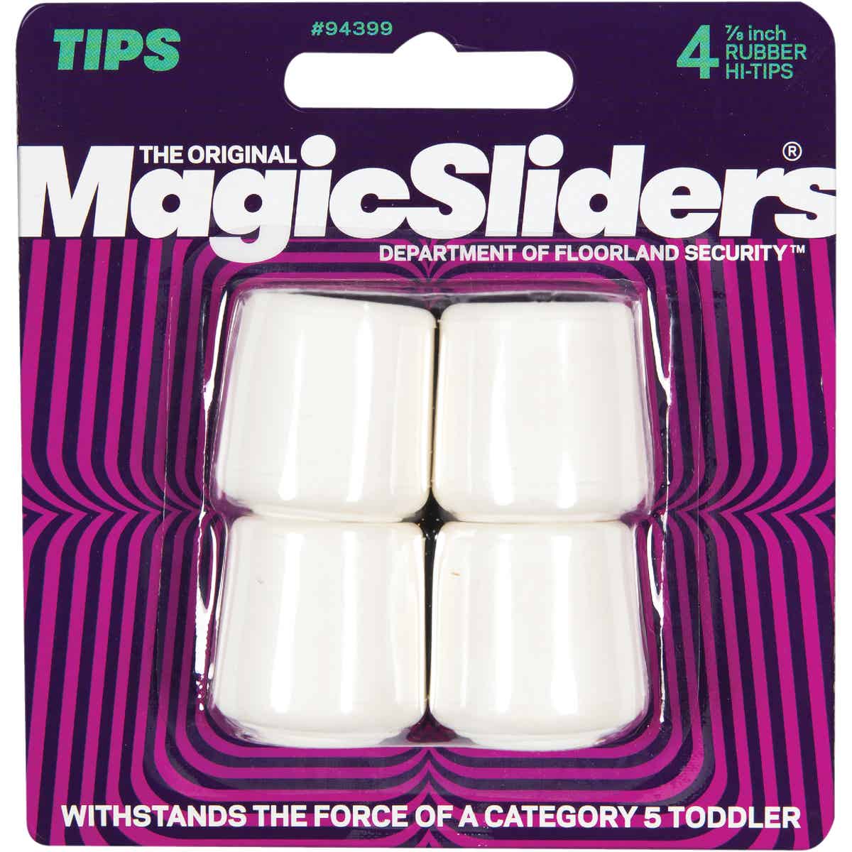 Magic Sliders 7/8 In. Hi-Tip Rubber Furniture Leg Tip,(4-Pack) Image 2