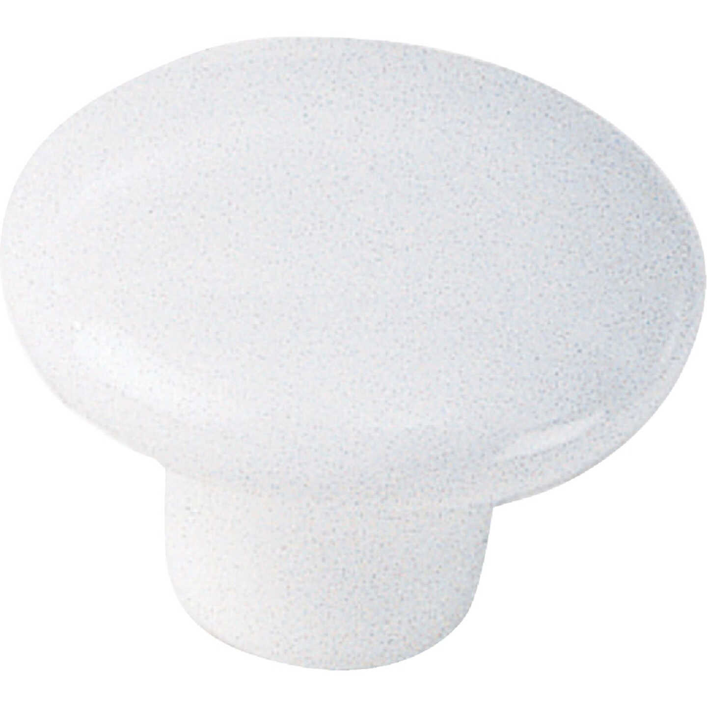 Laurey Porcelain Round White 1-1/2 In. Cabinet Knob Image 1