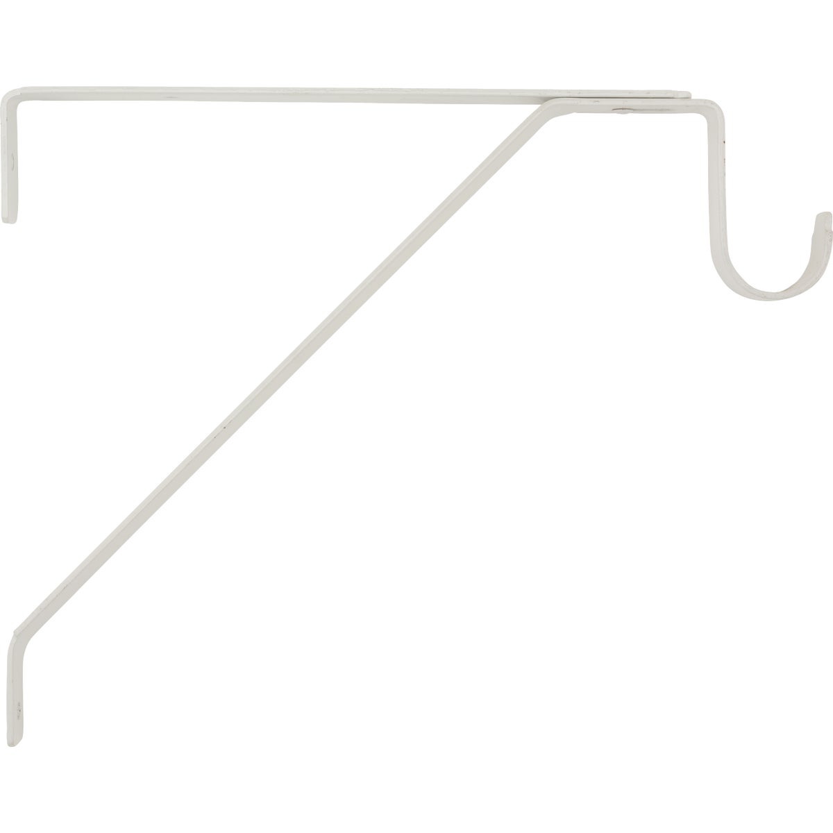 National Hardware White Shelf/Rod Bracket, Bulk