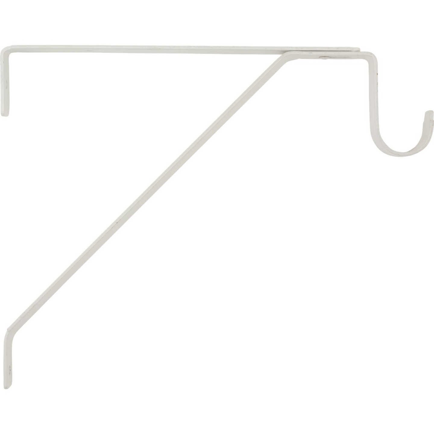 National Hardware White Shelf/Rod Bracket, Bulk Image 1
