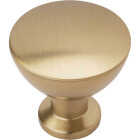 Amerock Grail 1.25 In. Dia. Round Champagne Bronze Cabinet Knob Image 1