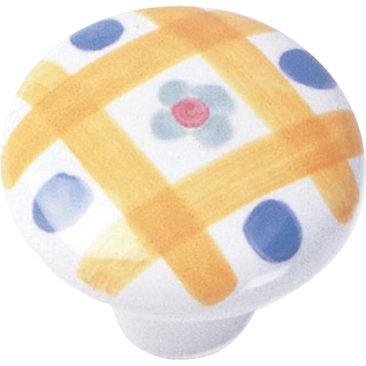 PORCELIN PAINTED KNOB