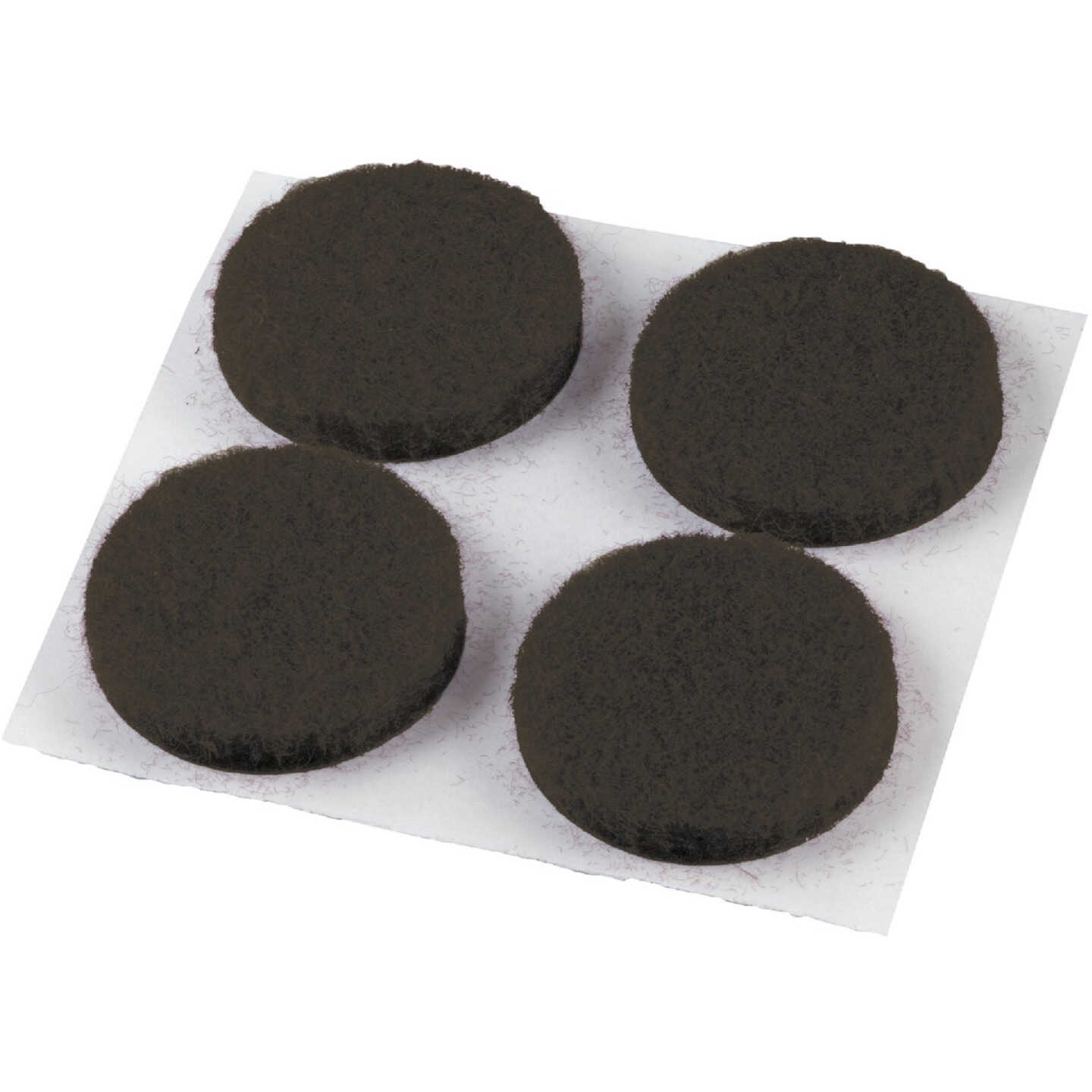 Do it 1/2 In. Brown Round Felt Pad (24-Count) Image 1