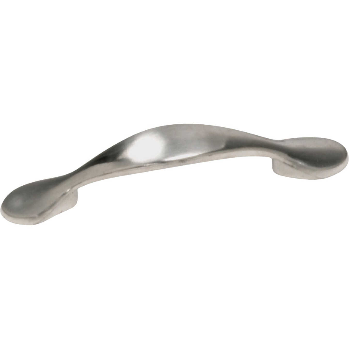 Laurey Georgetown 3 In. Center-To-Center Satin Chrome Cabinet Drawer Pull Image 1