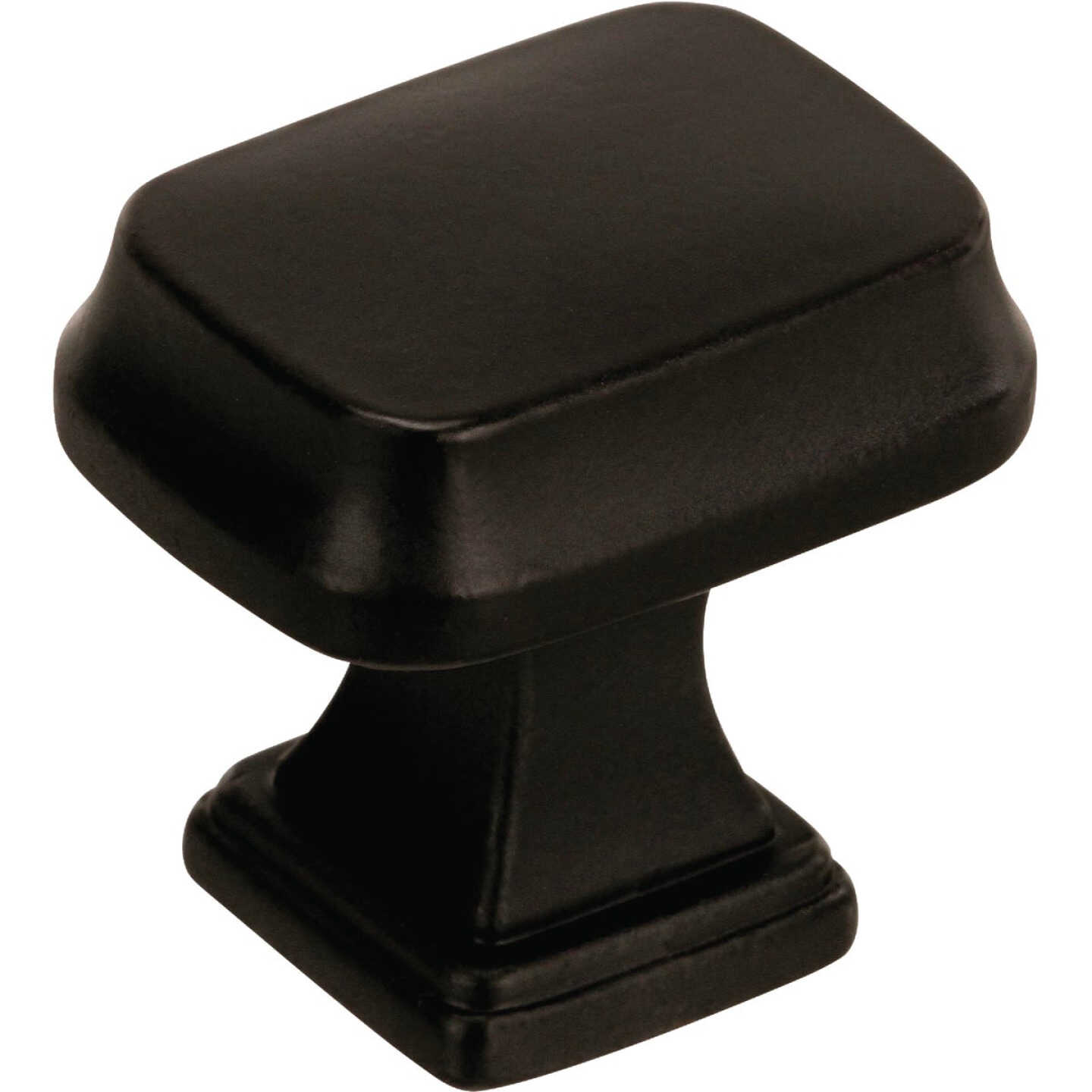 Amerock Revitalize Rectangle Black Bronze Cabinet Knob Image 1