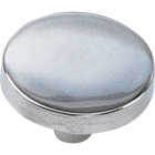 Laurey Tech Round 1-1/4 In. Dia. Chrome Cabinet Knob Image 1