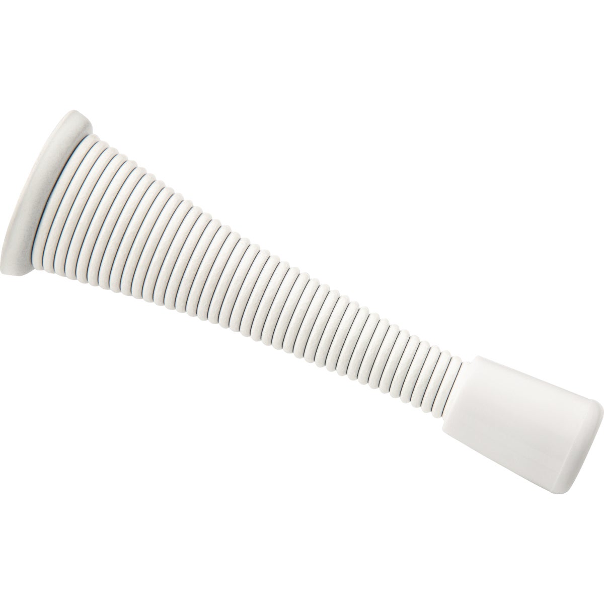 National Hardware 3 In. White Spring Door Stop Image 1