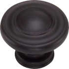 Laurey Nantucket Round 1-3/8 In. Dia. Oil Rubbed Bronze Cabinet Knob Image 1