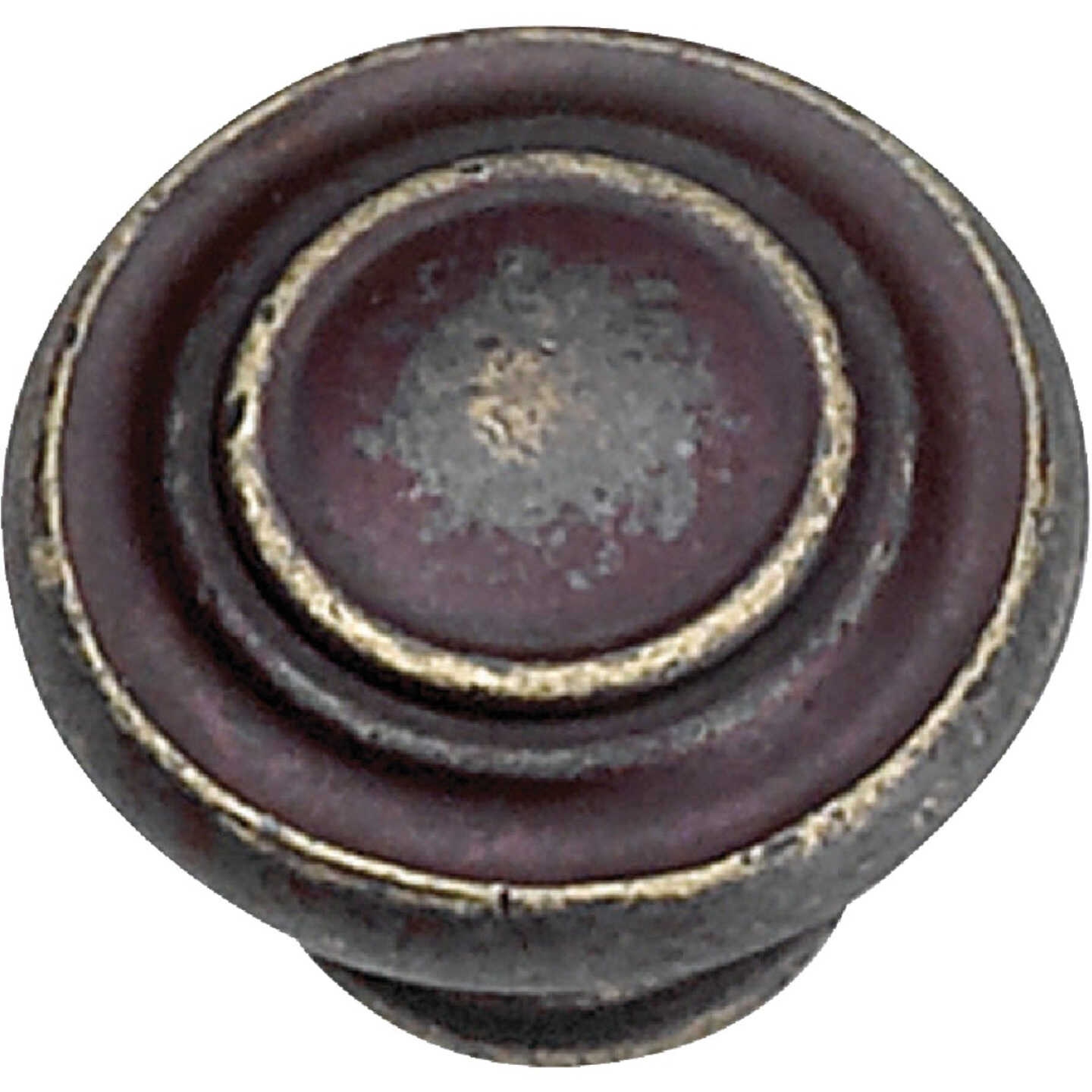 Laurey Windsor Round 1-3/8 In. Weathered Antique Bronze Cabinet Knob Image 1