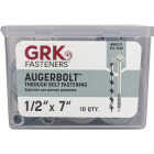 GRK AugerBolt 1/2 In. x 7 In. Galvanized Hex Through Bolt (10-Count) Image 5