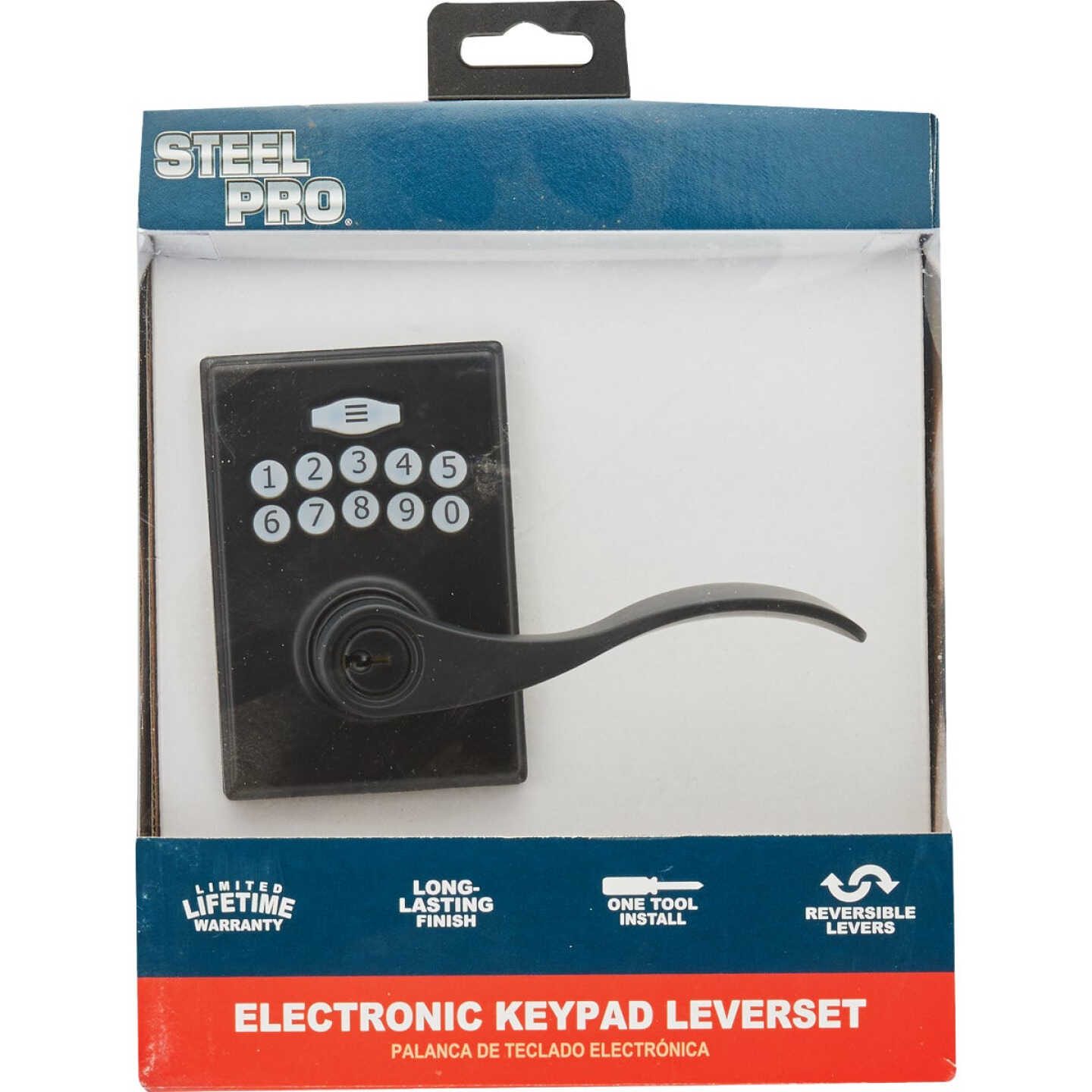 Steel Pro Electronic Leverset, Matte Black Image 2
