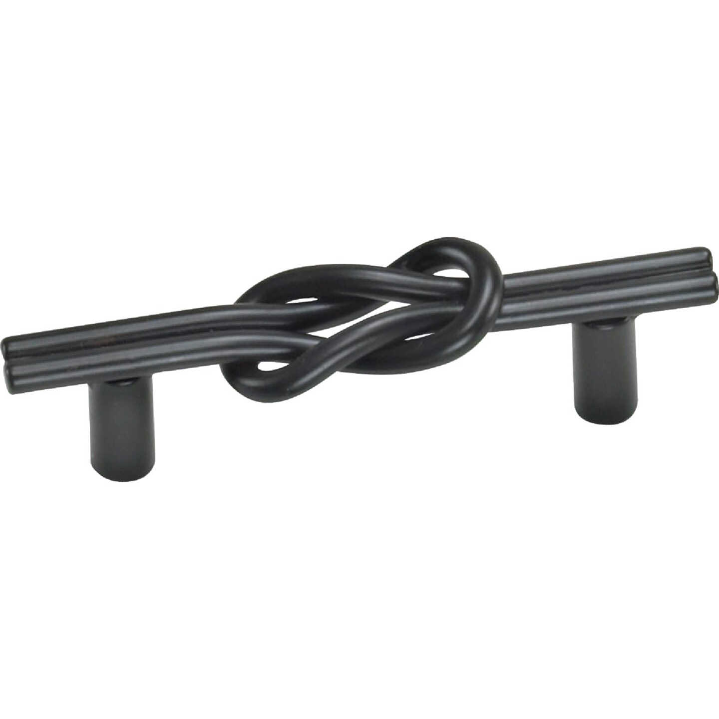 Laurey Nantucket 3 In. Center-To-Center Matte Black Cabinet Drawer Pull Image 1