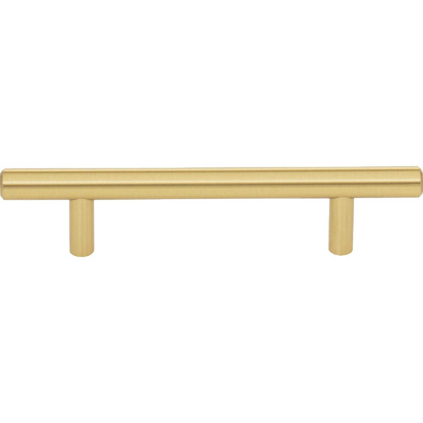 Elements Naples 3.75 Center-to-Center Brushed Gold Cabinet Bar Pull Image 2