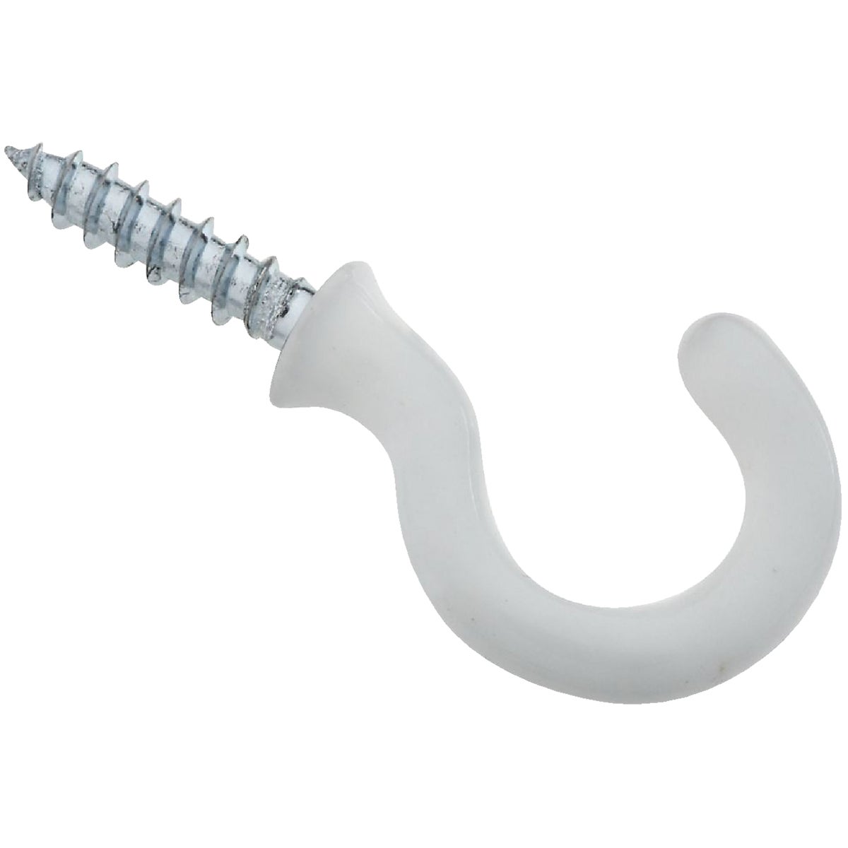 National Hardware 3/4 In. White Vinyl Cup Hook (50 Count)