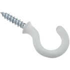 National Hardware 3/4 In. White Vinyl Cup Hook (50 Count) Image 1