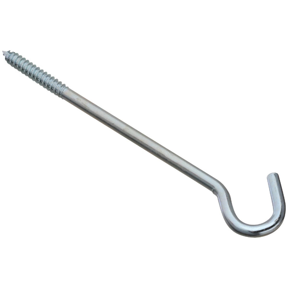 National Hardware 3/8 In. x 10 In. Steel Screw Hook Image 1