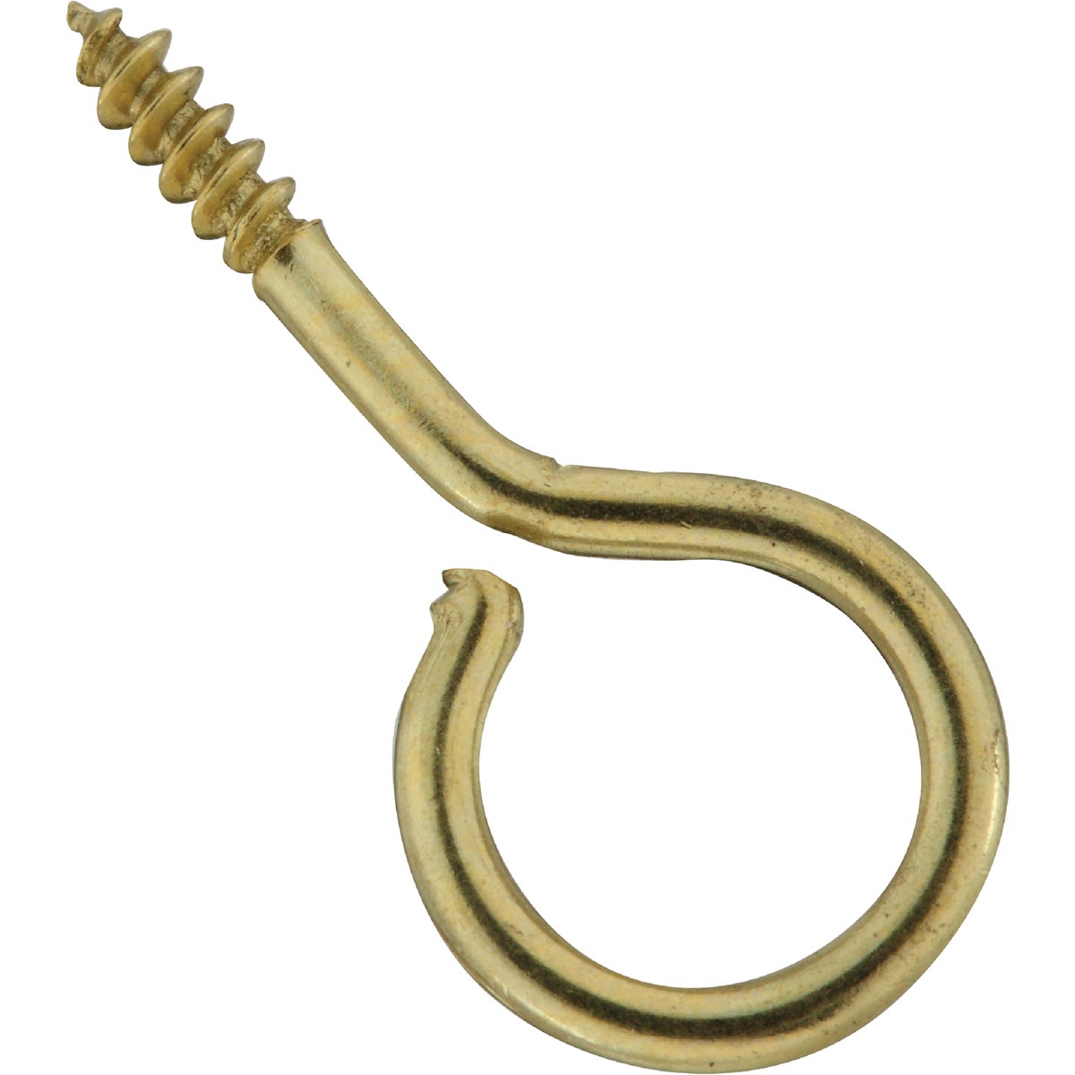 National Hardware #14 Brass Large Screw Eye (6-Count)
