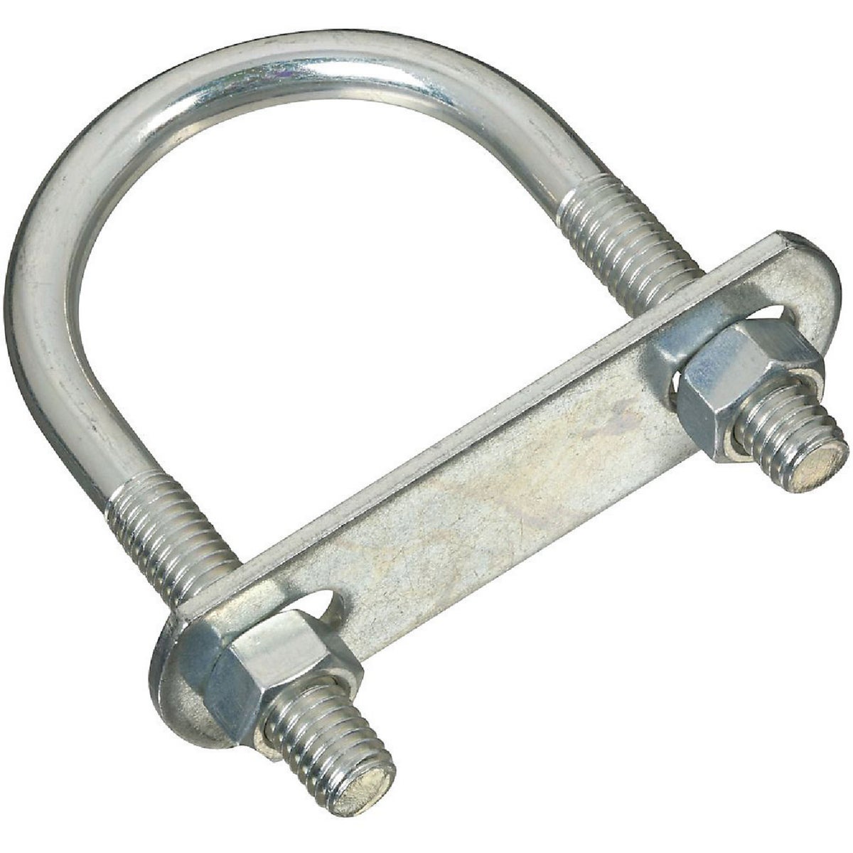 National Hardware 3/8 In. x 195 In. x 3.5 In. Zinc Round U Bolt Image 1