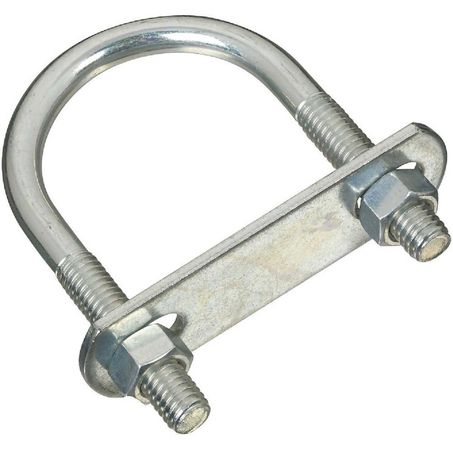 National Hardware 3/8 In. x 195 In. x 3.5 In. Zinc Round U Bolt Image 1
