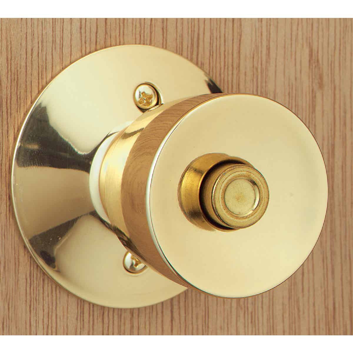 Schlage Bell Bright Brass Bed & Bath Door Knob Image 2