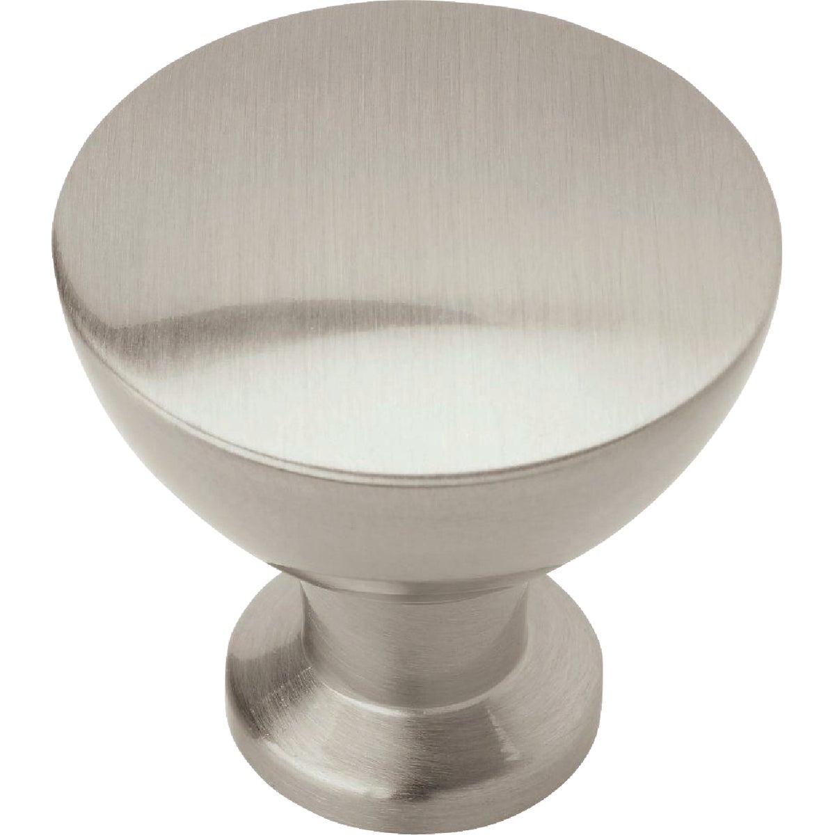 Amerock Grail 1.25 In. Dia. Round Satin Nickel Cabinet Knob