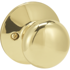 Schlage Plymouth Bright Brass Dummy Door Knob Image 3