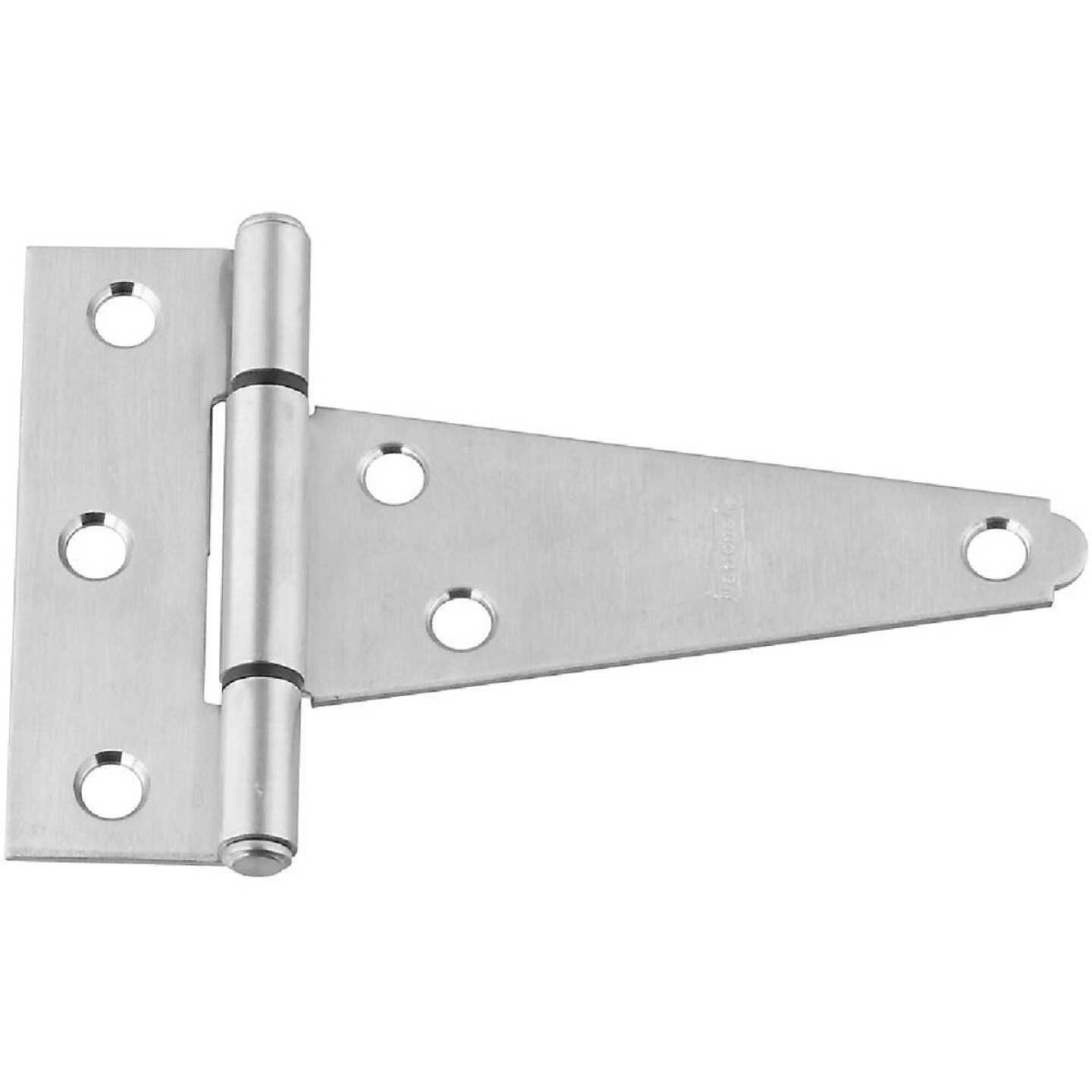 National Hardware 4 In. Stainless Steel Extra Heavy Tee Hinge Image 1
