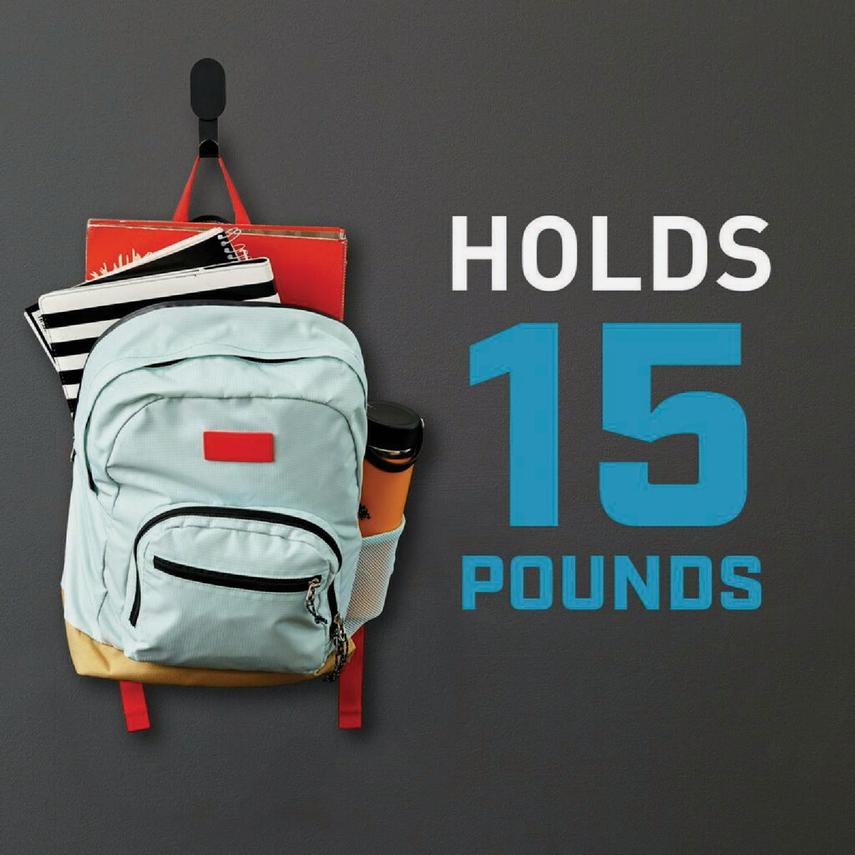 3M Claw 15 Lb. Silver Drywall Hook Image 3