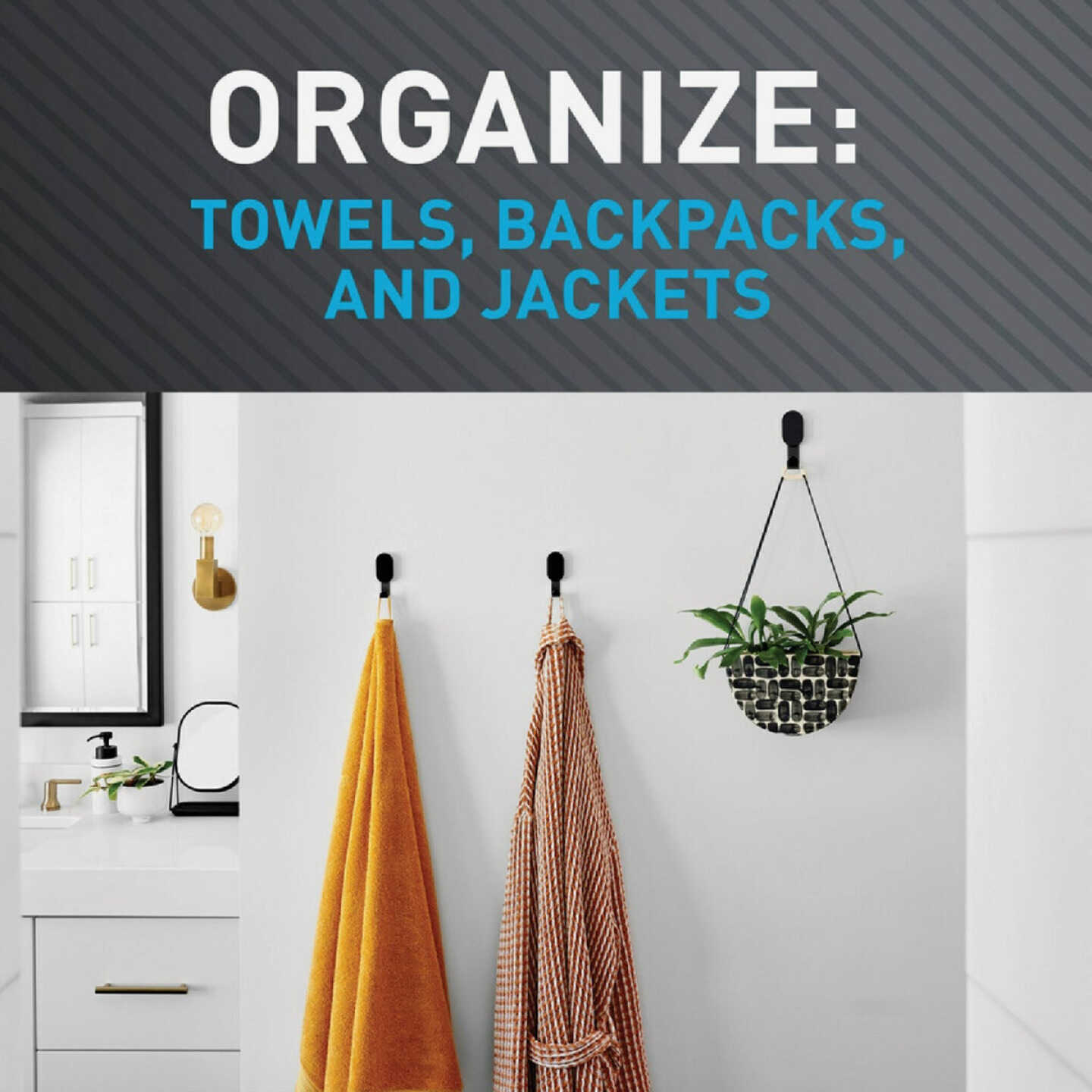 3M Claw 15 Lb. Silver Drywall Hook Image 6