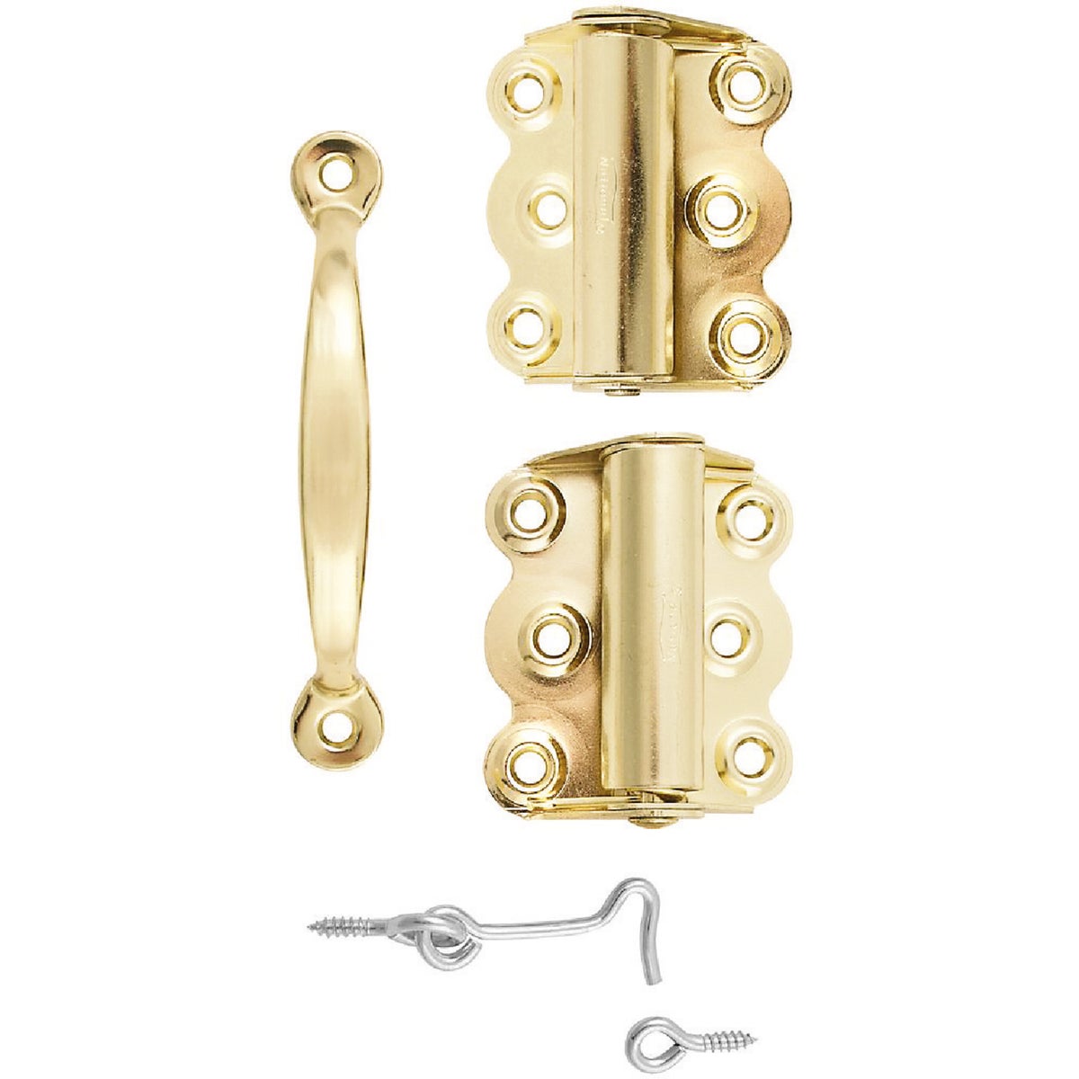 National Hardware Brass Screen Or Storm Door Set