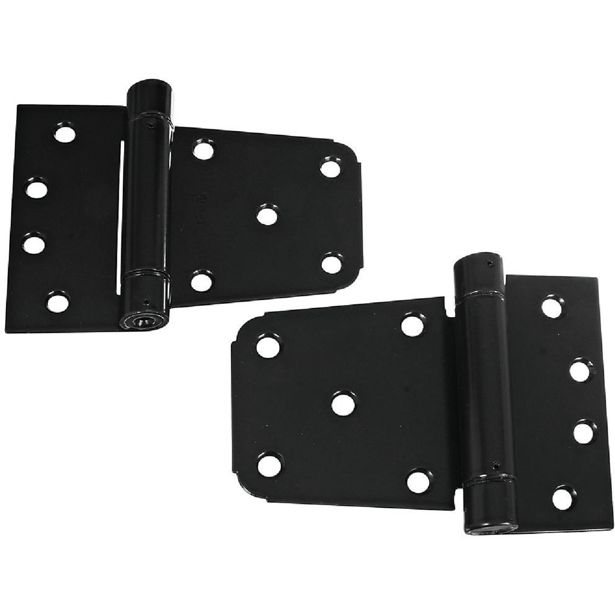 National Hardware 3-1/2 In. Black Heavy-Duty Gate Hinge Set (2 Count)