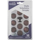 KasaWare 1-3/16 In. Dia. Brushed Oil Rubbed Bronze Cabinet Knob (10-Pack) Image 2