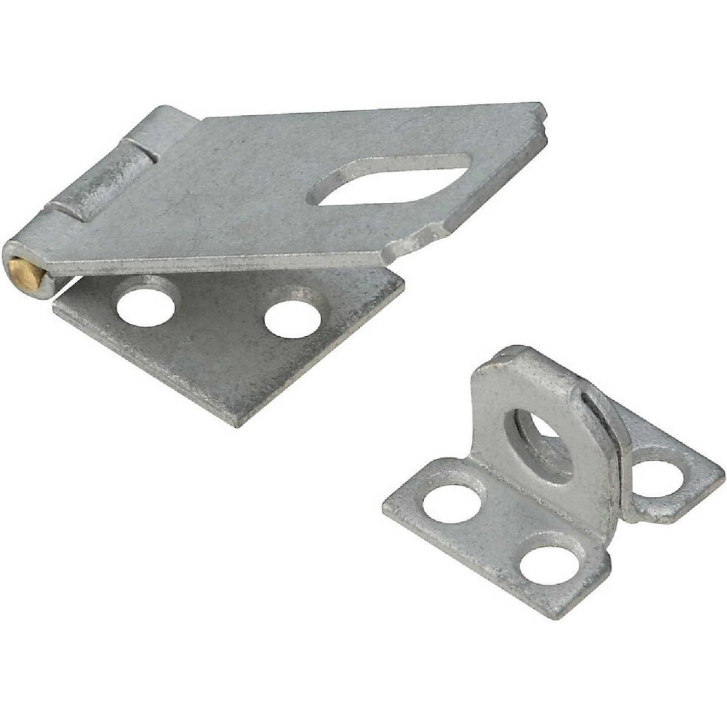 National Hardware 2-1/2 In. Galvanized Non-Swivel Safety Hasp Image 1