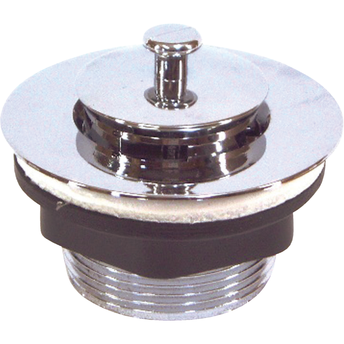 United States Hardware 1-7/8 In. Chrome Finish Bathtub Drain Stopper for Mobile Homes