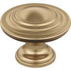 Amerock Inspirations 1.3125 In. Dia. Round Champagne Bronze Knob Image 1