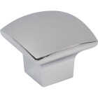 Jeffrey Alexander Sonoma 1-3/16 In. Length Polished Chrome Square Knob Image 1