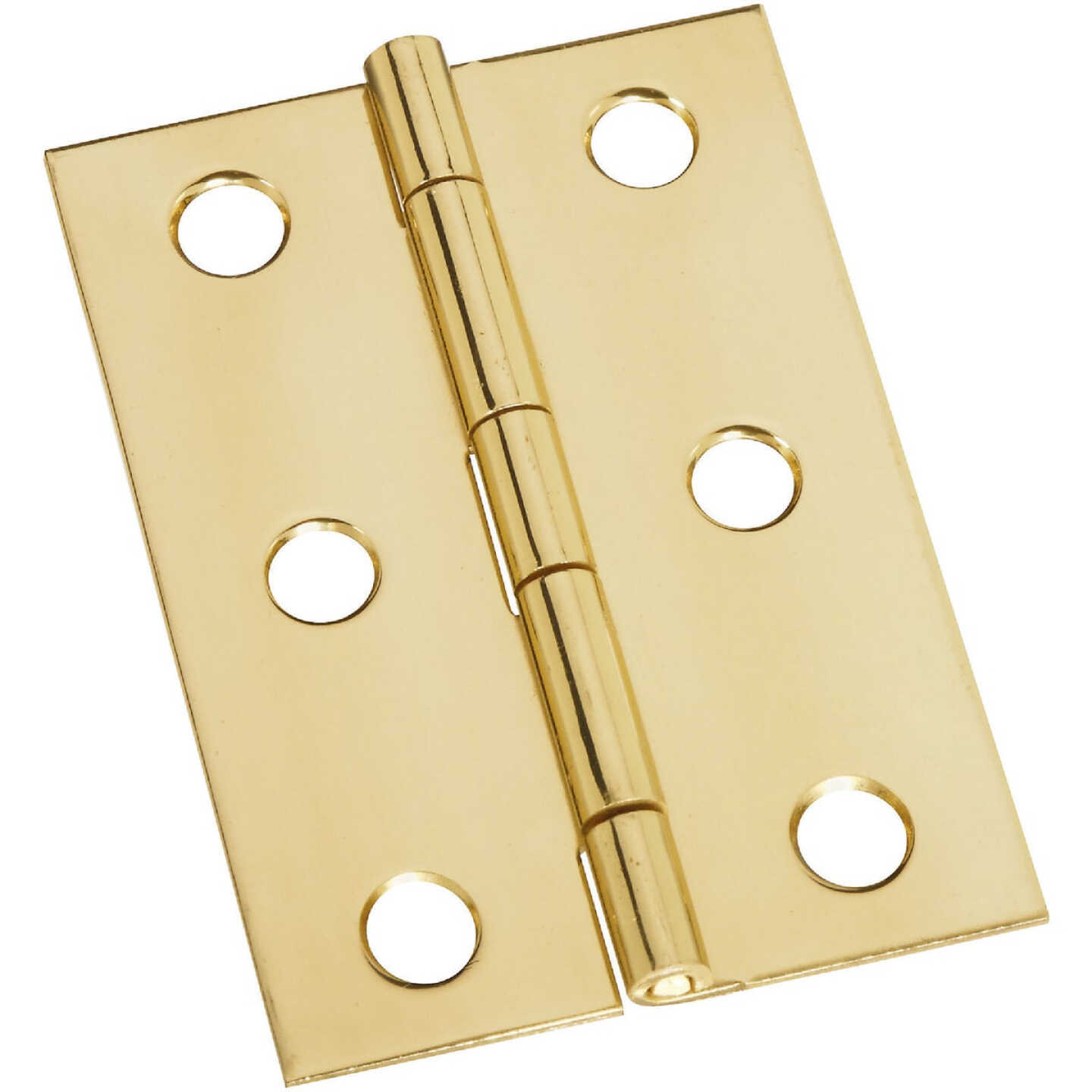 National Hardware 1-3/4 In. x 2-1/2 In. Brass Medium Decorative Hinge (2-Pack) Image 1