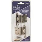 KasaWare 3/8 In. Satin Nickel Self-Closing Inset Hinge (2-Pack) Image 2