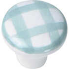 1-1/2 SEAFOAM PORCL KNOB Image 1