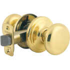 Kwikset Signature Series Polished Brass Hall & Closet Door Knob Image 1