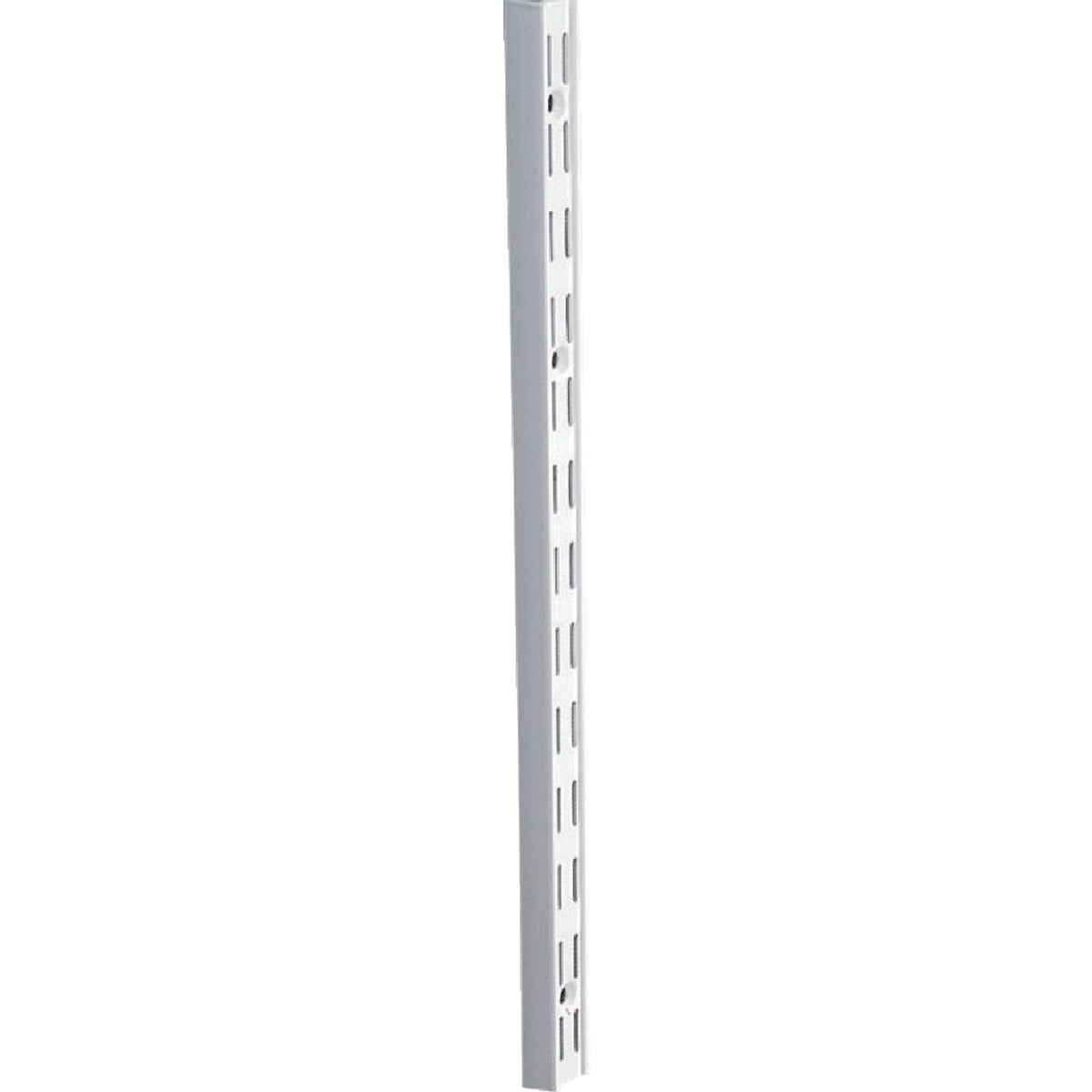 Knape & Vogt 82 Series 48 In. White Steel Heavy-Duty Double-Slot Shelf Standard Image 1