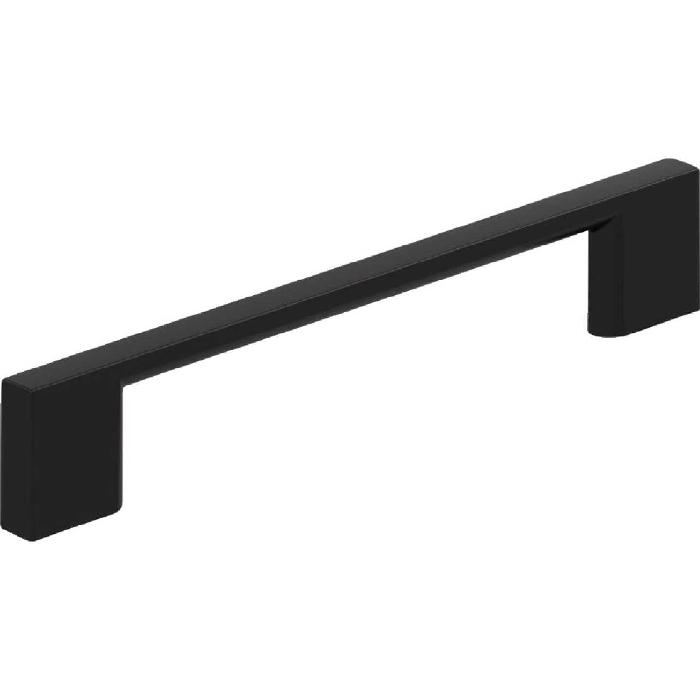 Amerock Everyday Basics Cityscape 5.0625 Matte Black Cabinet Pull Image 1