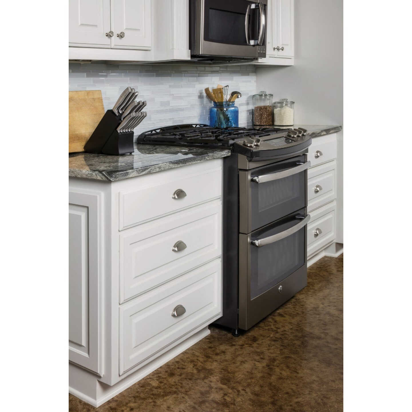 KasaWare 3-11/16 In. Satin Nickel Cup Pull (2-Pack) Image 2