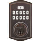 Kwikset Signature Series Traditional SmartCode Venetian Bronze Electronic Deadbolt Image 1