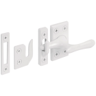 Prime-Line White Casement Window Lock With Keepers Image 1