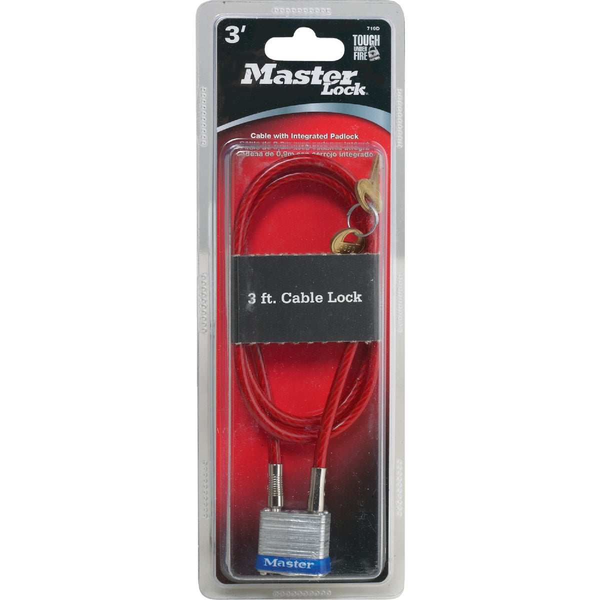 Master Lock 3 Ft. Padlock Cable for M2 Key