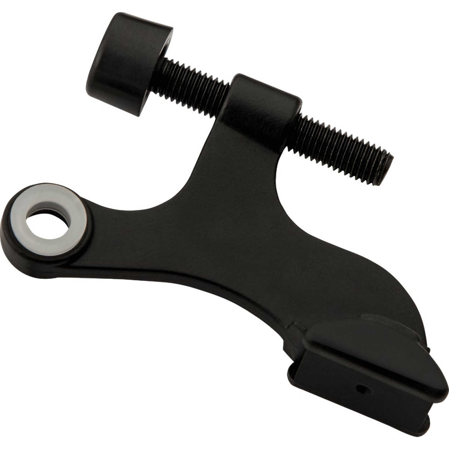 National Hardware Matte Black Hinge Pin Door Stop Image 1