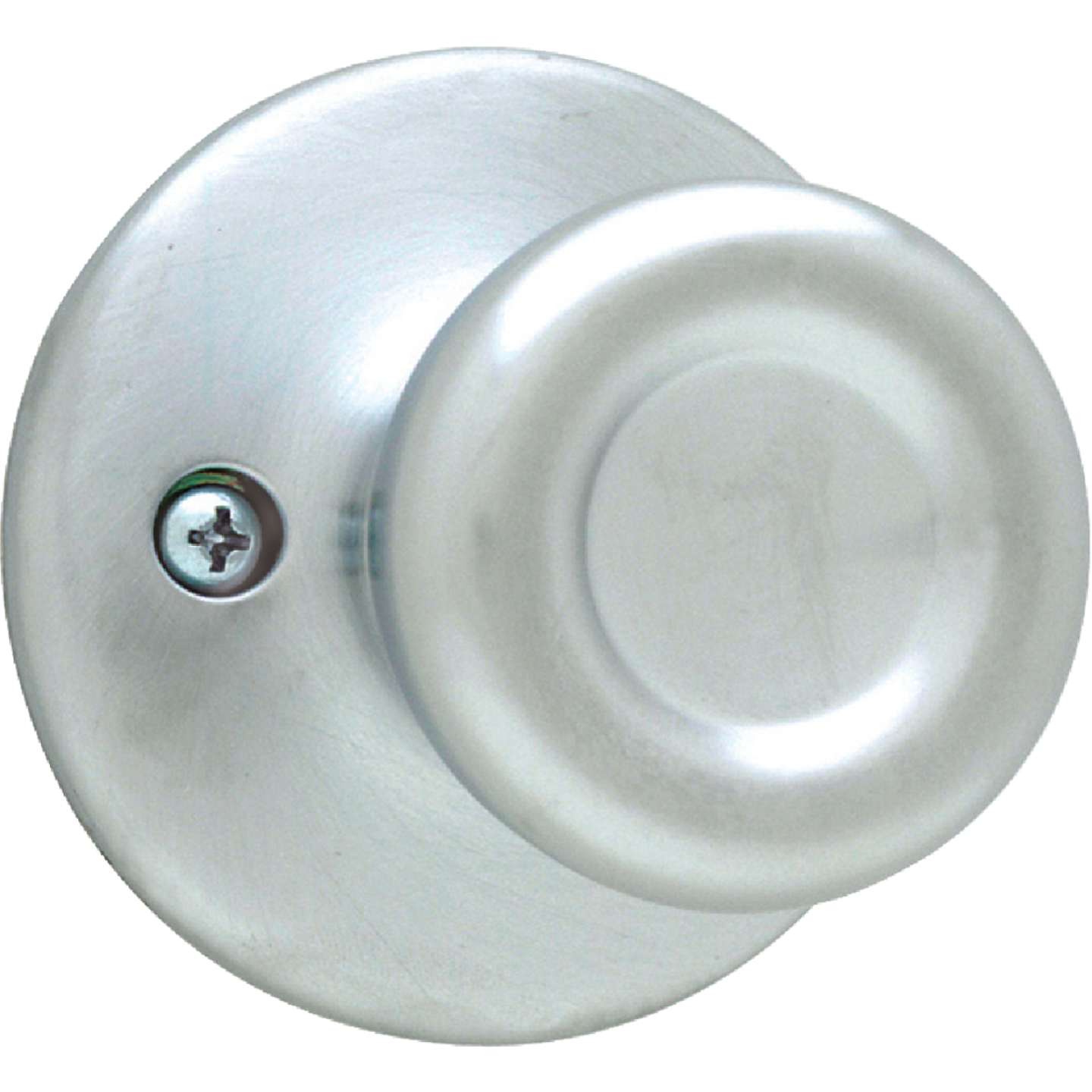 Kwikset Satin Chrome Tylo Dummy Door Knob Image 1