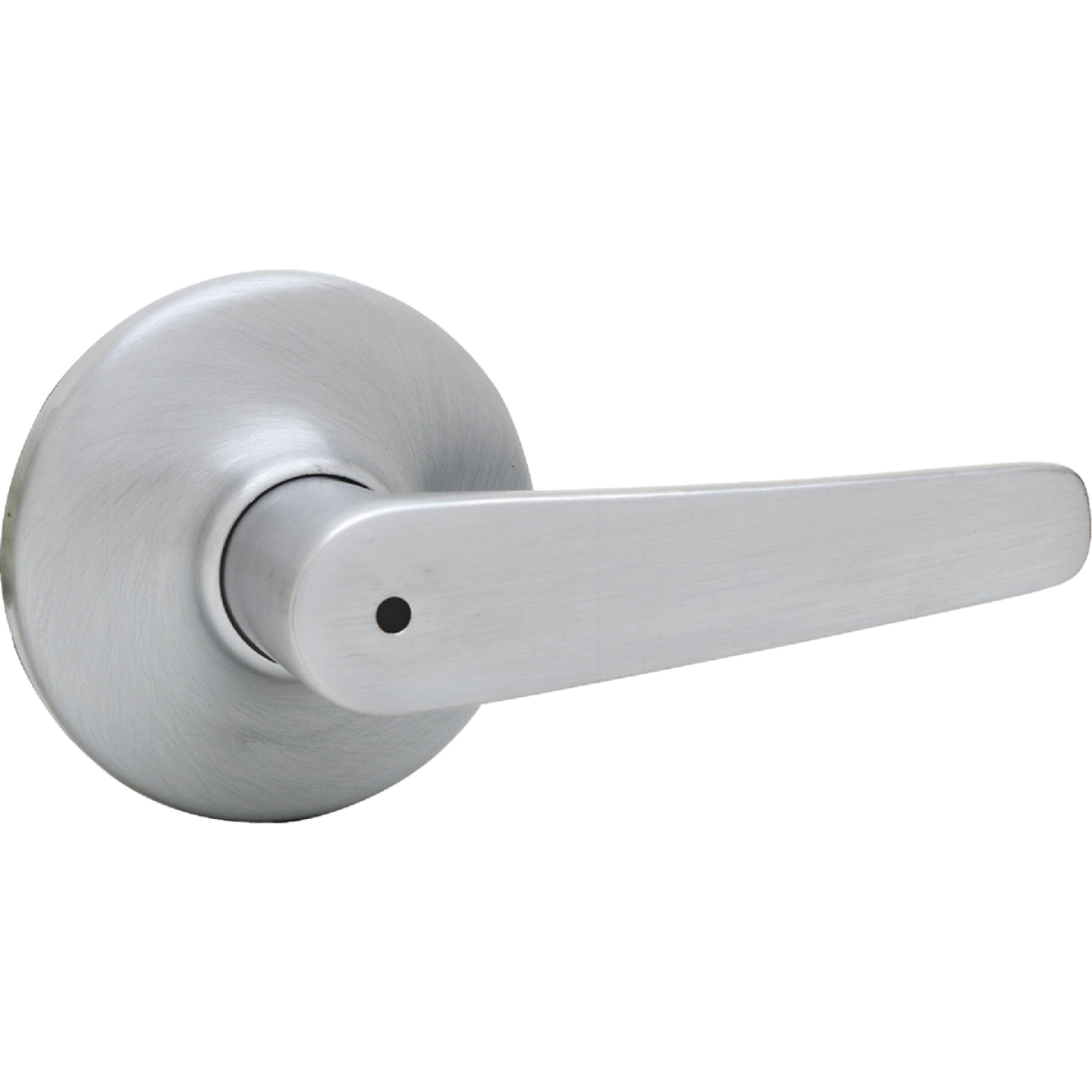 Kwikset Satin Chrome Delta Privacy Door Lever Image 1
