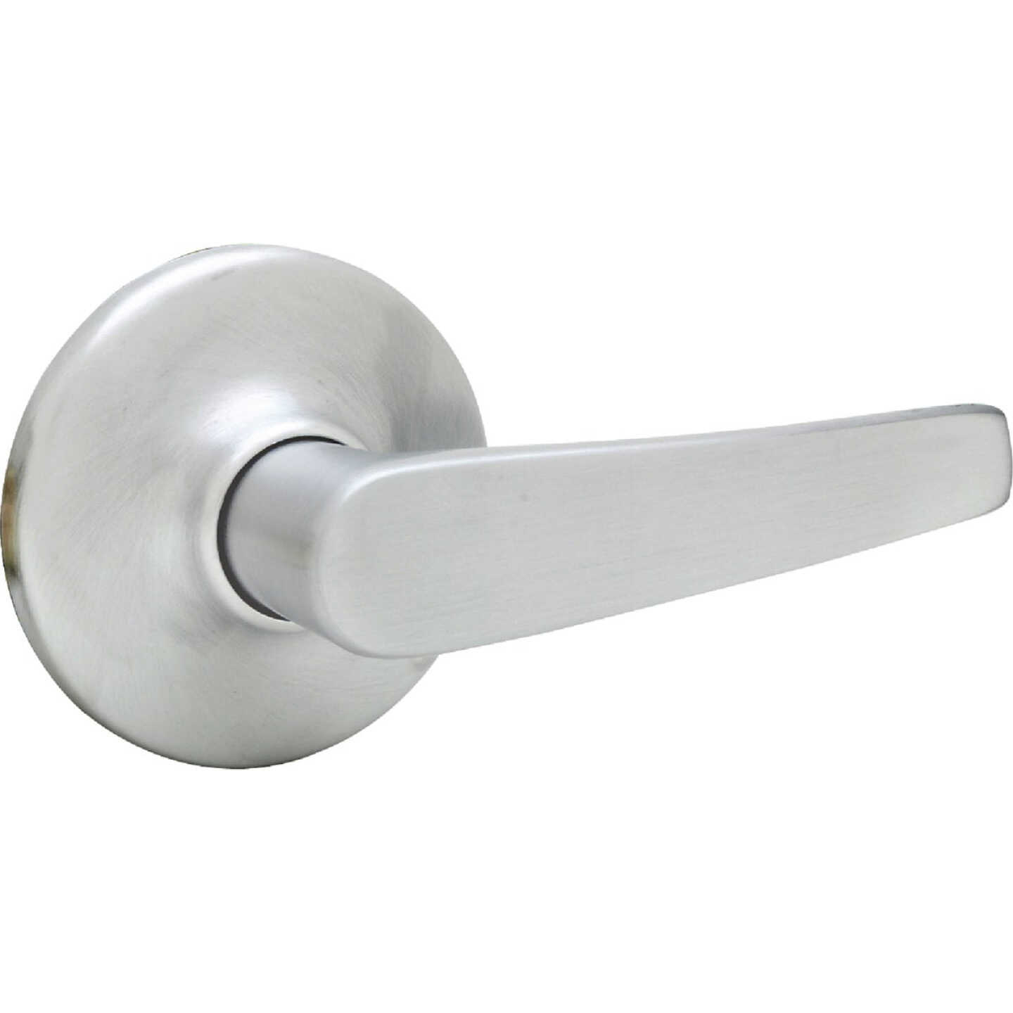 Kwikset Satin Chrome Delta Passage Door Lever Image 1